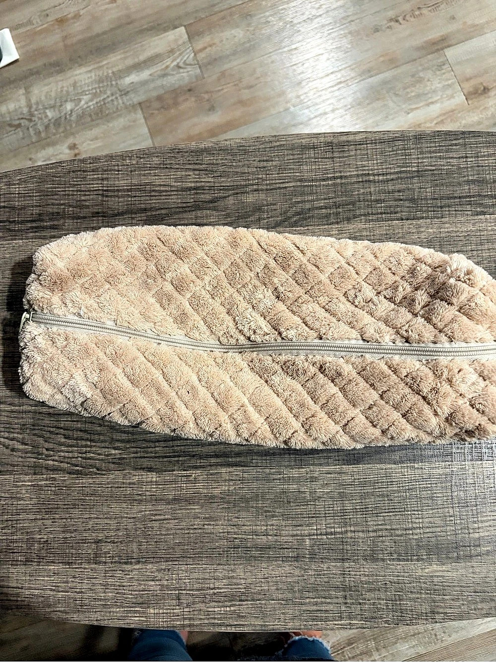 Moon Nude Teddy Large Makeup Bag Beige
